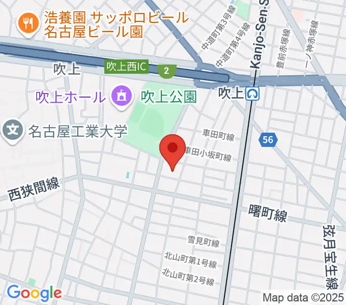 矢橋幸男ボサノヴァ＆クラシックギター教室の地図