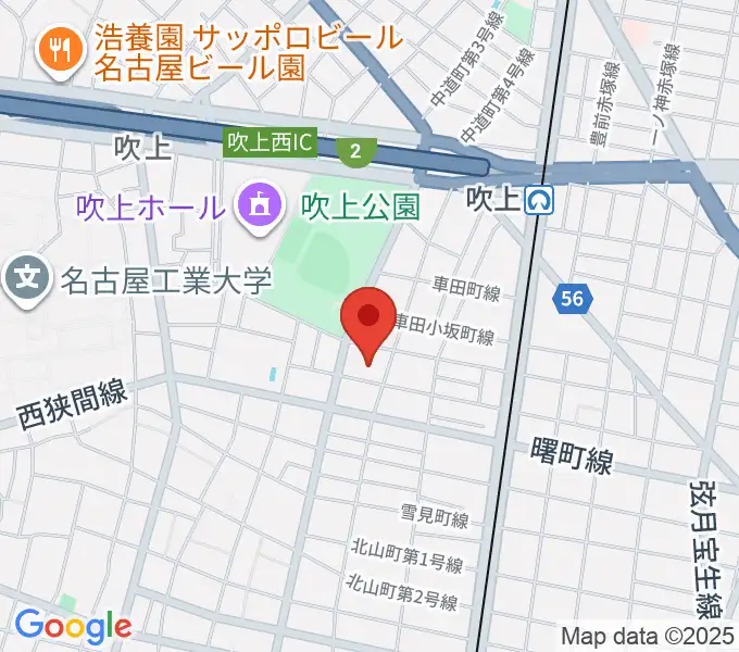 矢橋幸男ボサノヴァ&クラシックギター教室の地図