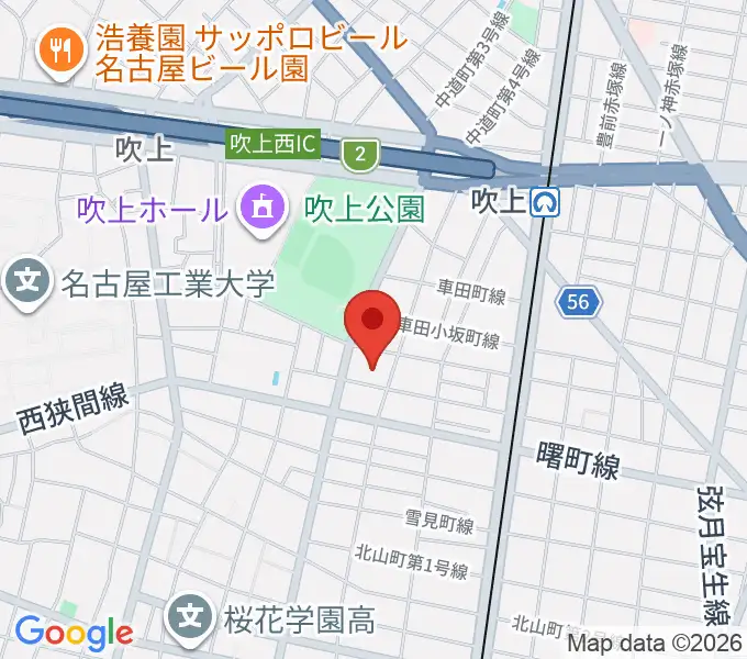 矢橋幸男ボサノヴァ＆クラシックギター教室の地図