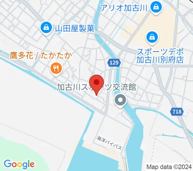 井上昌ギター教室の地図