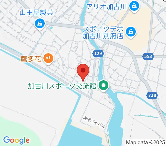 井上昌ギター教室の地図