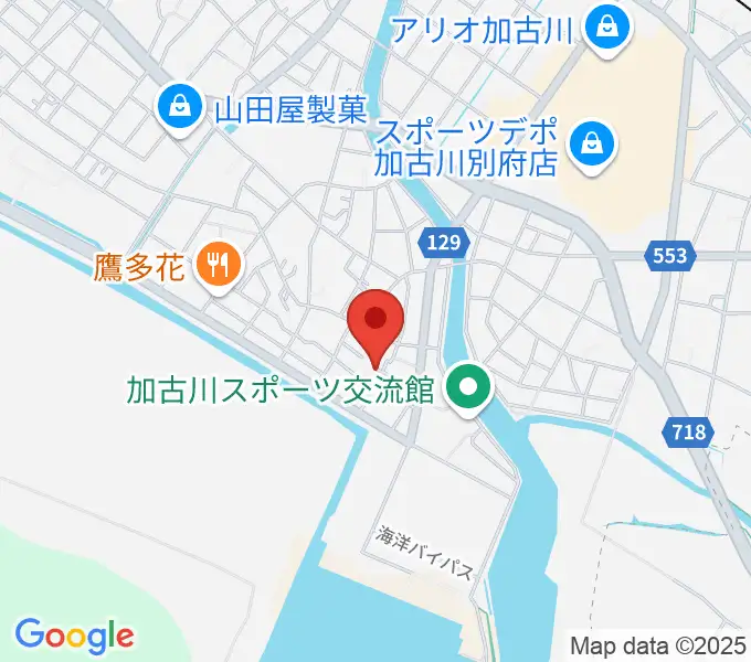 井上昌ギター教室の地図