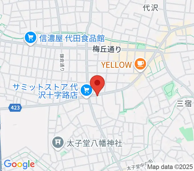 スタジオファミリア三軒茶屋店の地図