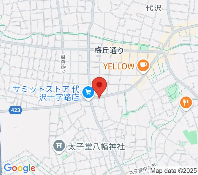 スタジオファミリア三軒茶屋店の地図