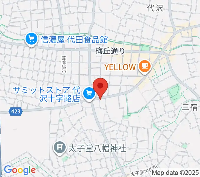 スタジオファミリア三軒茶屋店の地図