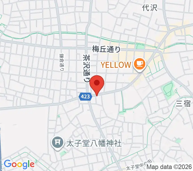 スタジオファミリア三軒茶屋店の地図
