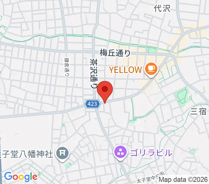 スタジオファミリア三軒茶屋店の地図