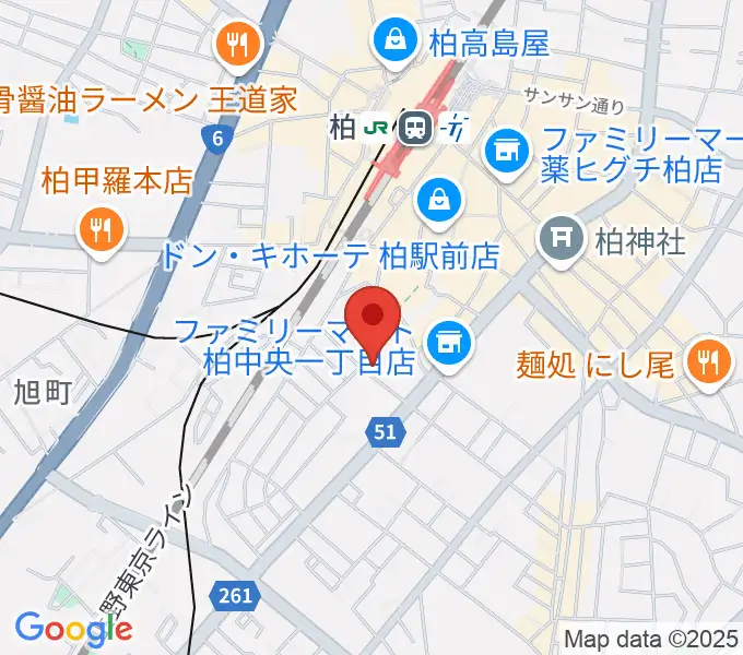 柏616&04の地図