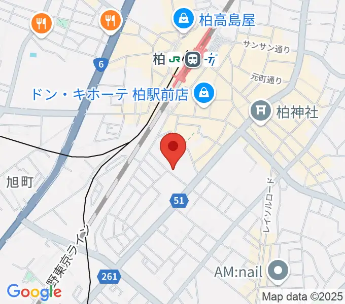 柏616&04の地図