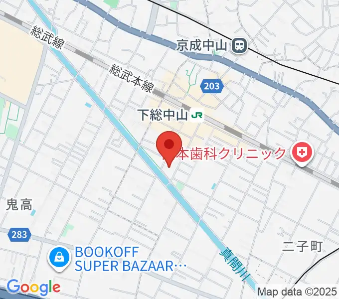 塩屋音楽教室の地図