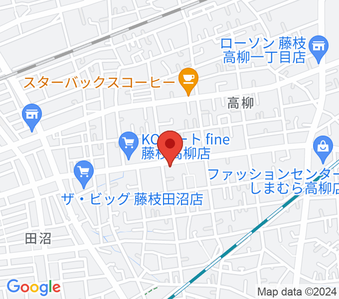 音楽天国・藤枝店の場所