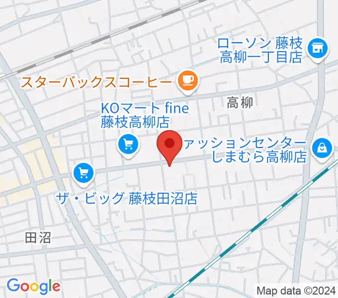 音楽天国 藤枝店の地図