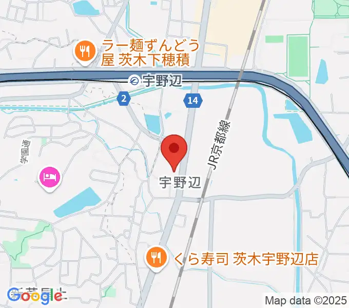 B4 MUSIC SCHOOL 茨木校の地図