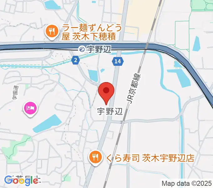 B4 MUSIC SCHOOL 茨木校の地図