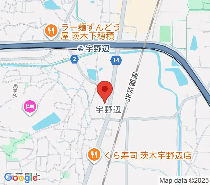 B4 MUSIC SCHOOL 茨木校の地図