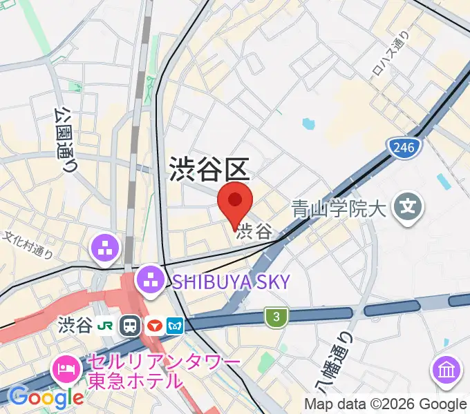 ヴォイスレッスンジャスの地図