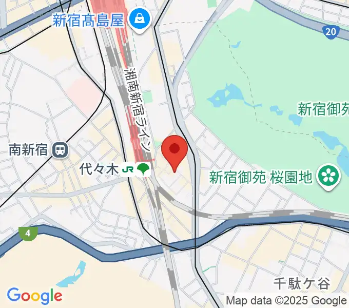 ブレスヴォイストレーニング研究所の地図