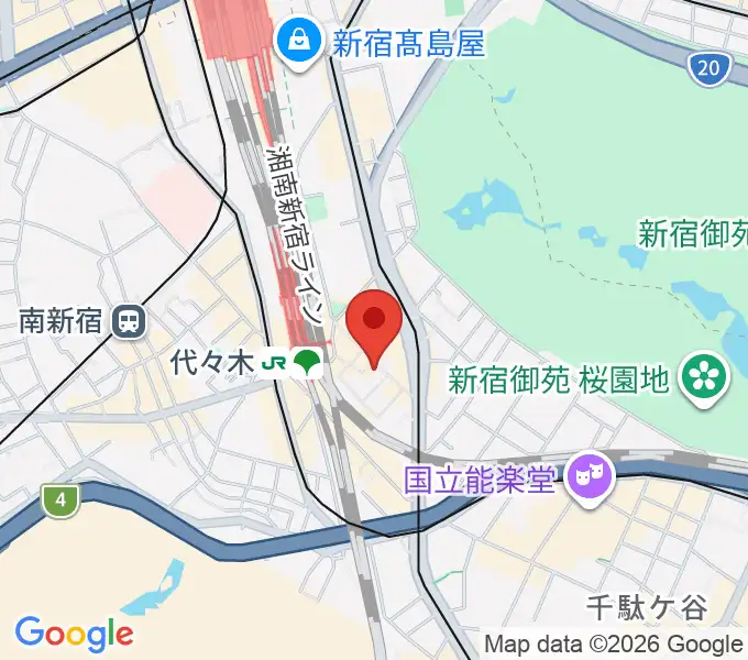 ブレスヴォイストレーニング研究所の地図