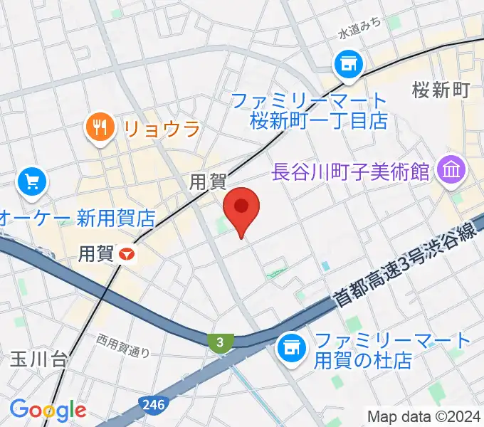 キャロルリトミックスクールの地図