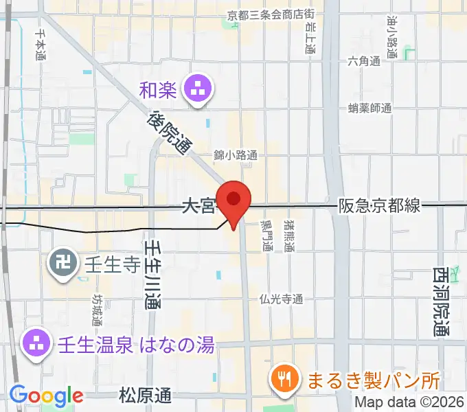 Studio246 KYOTOの地図