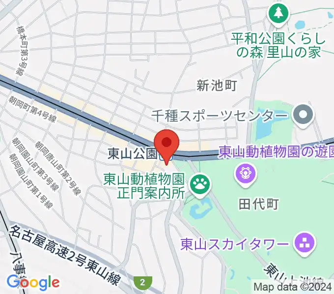 スタジオ246 NAGOYAの地図