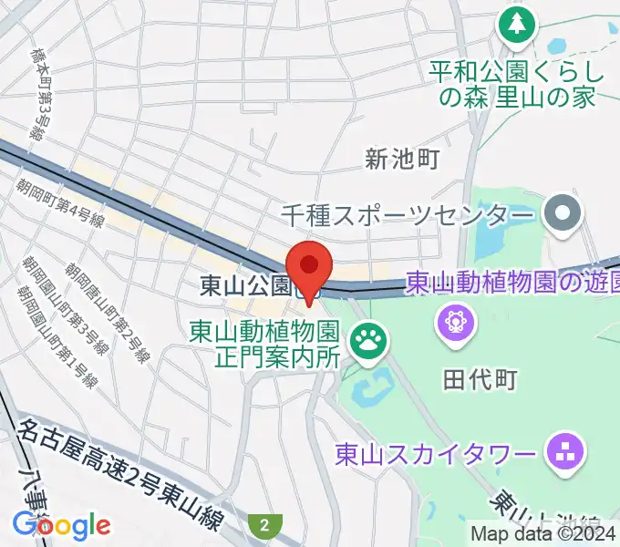 スタジオ246 NAGOYAの地図