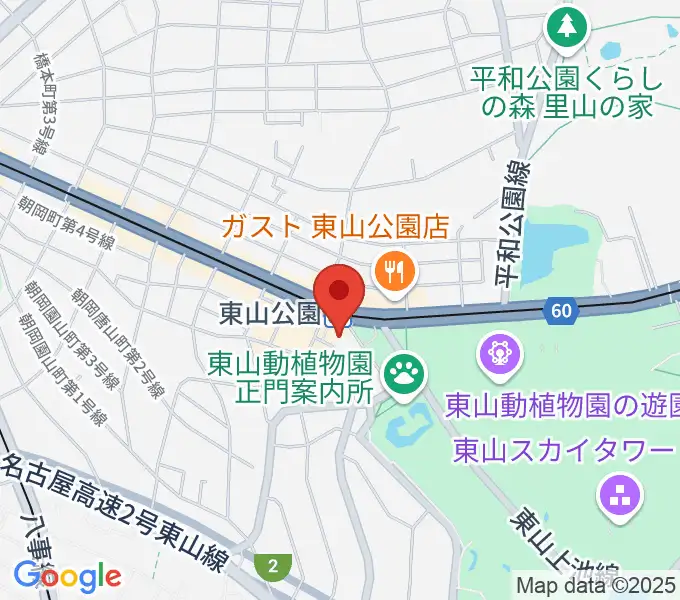 スタジオ246 NAGOYAの地図