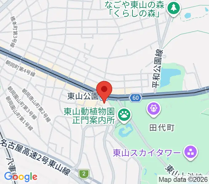 スタジオ246 NAGOYAの地図
