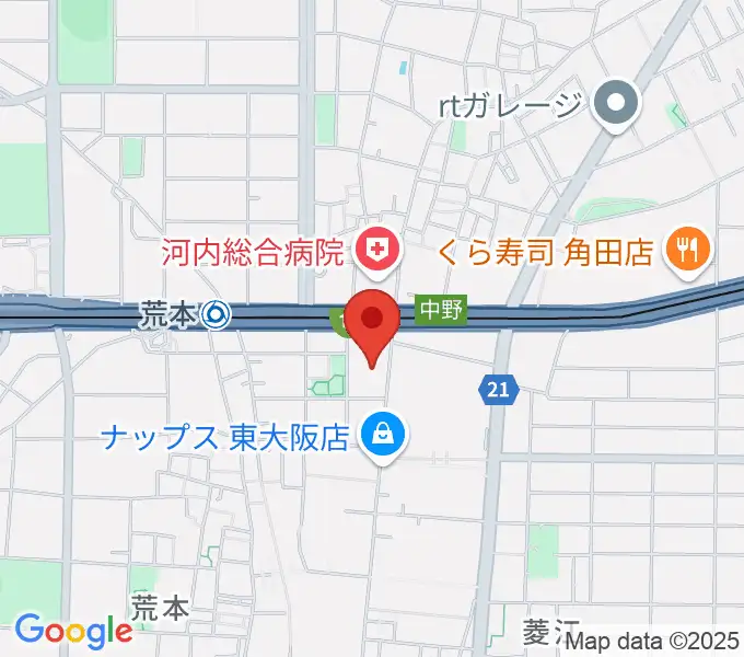 スタジオジャンクサウンドの地図