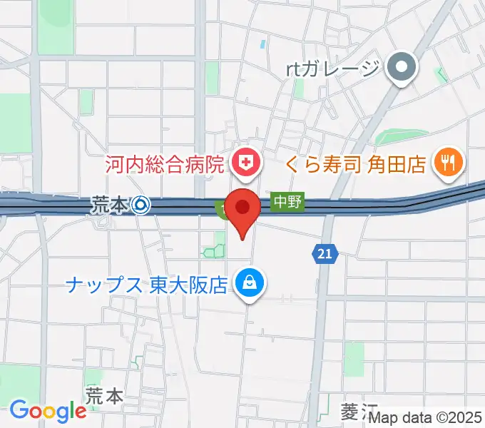 スタジオジャンクサウンドの地図