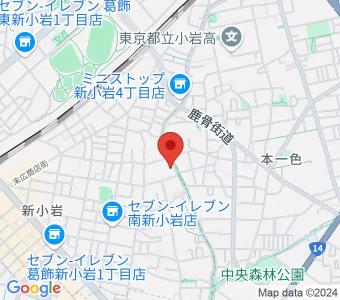 新小岩フルート教室の地図