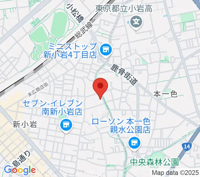 新小岩フルート教室の地図