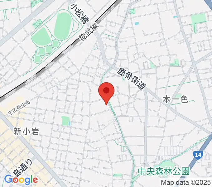 新小岩フルート教室の地図