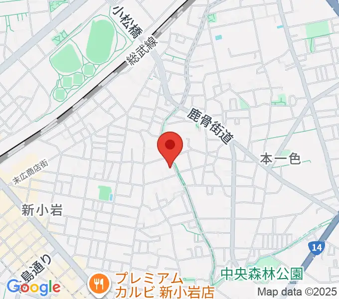 新小岩フルート教室の地図