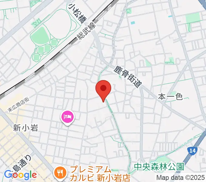 新小岩フルート教室の地図