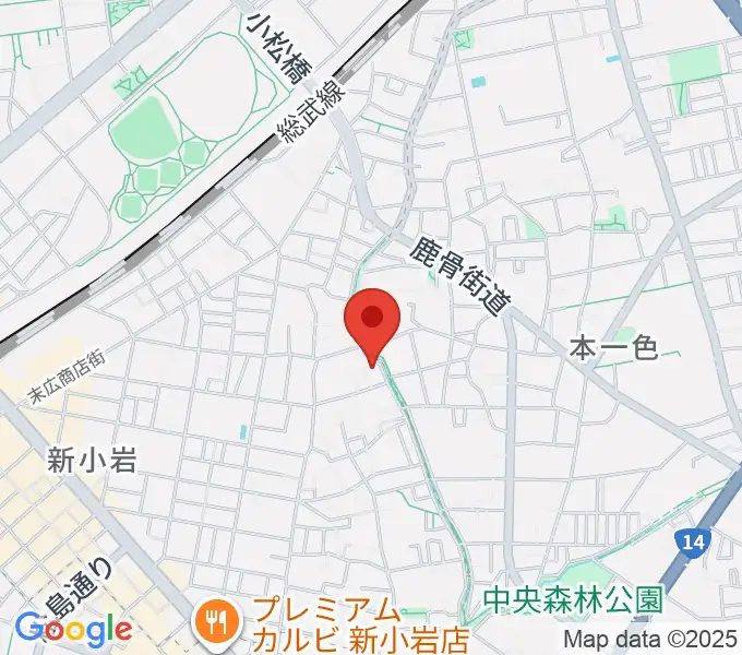 新小岩フルート教室の地図