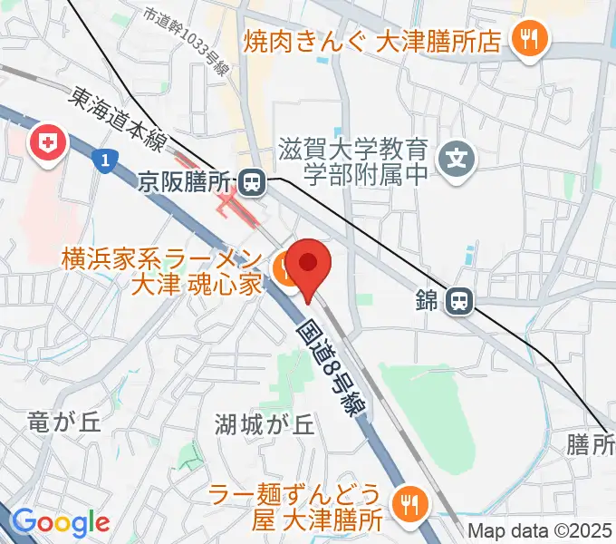Altero Custom Guitarsの地図