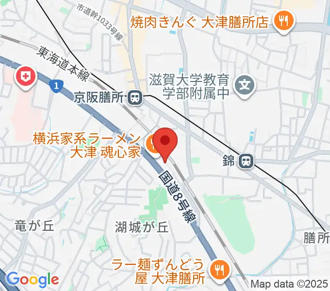 Altero Custom Guitarsの地図