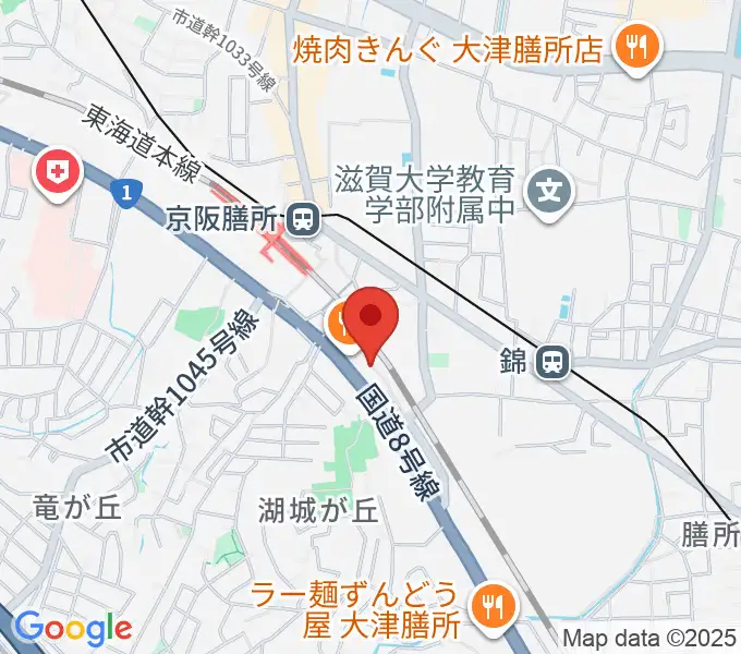 Altero Custom Guitarsの地図