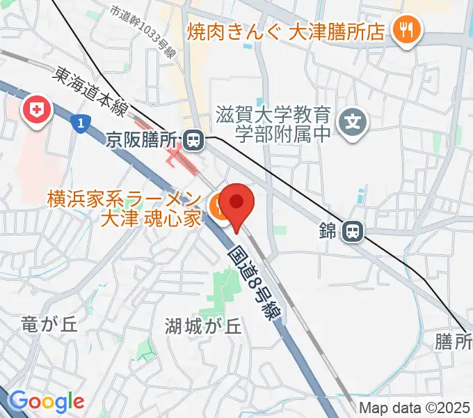 Altero Custom Guitarsの地図