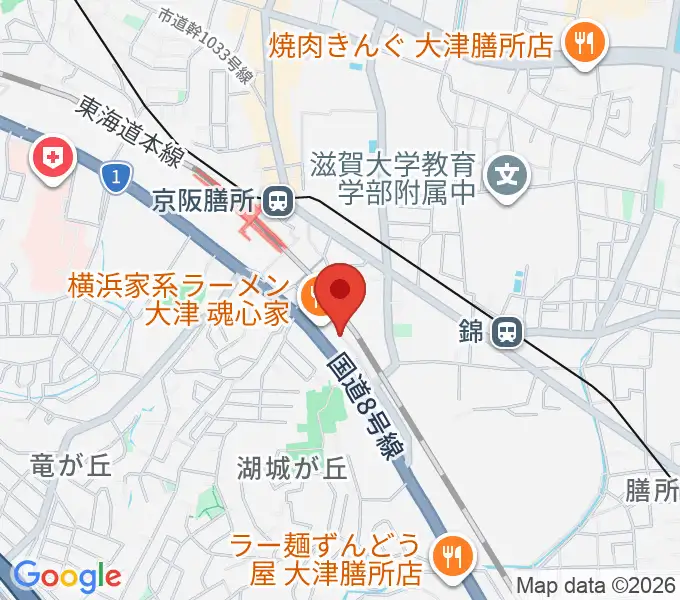 Altero Custom Guitarsの地図