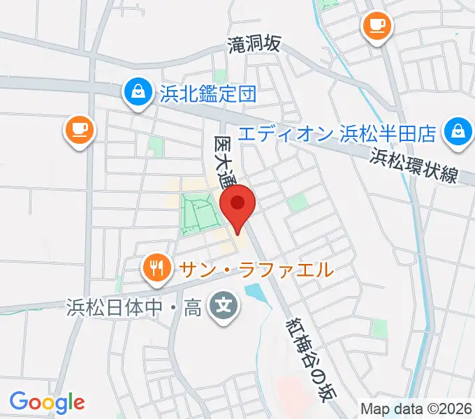 Jazz in B♭ 田村音楽教室の地図