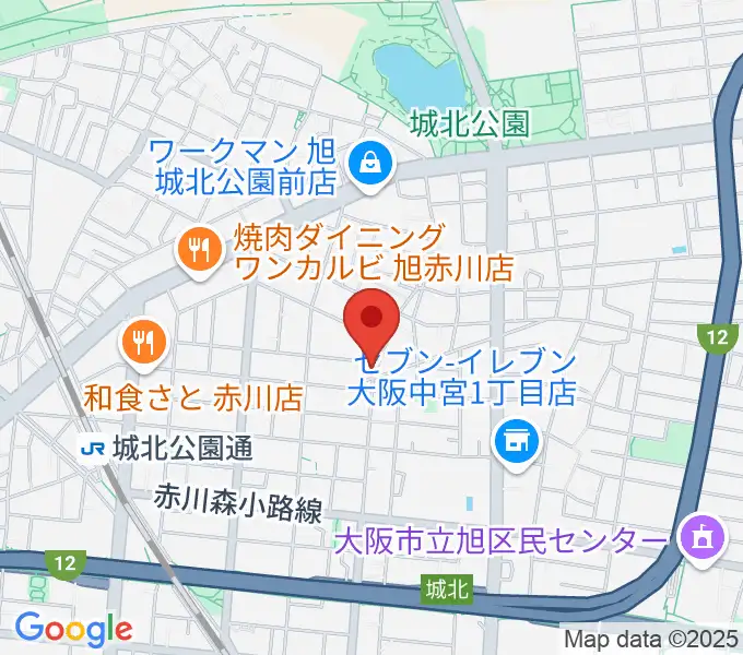 ピノ・エテルナ ギター教室の地図