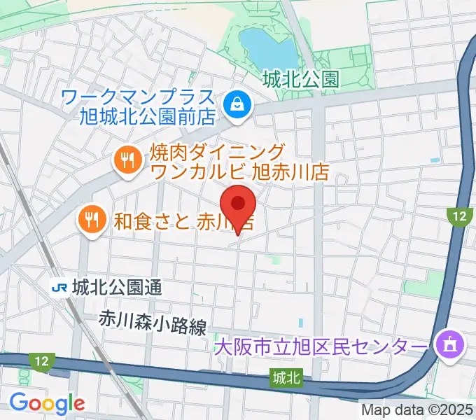ピノ・エテルナ ギター教室の地図