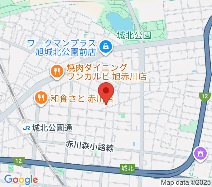 ピノ・エテルナ ギター教室の地図