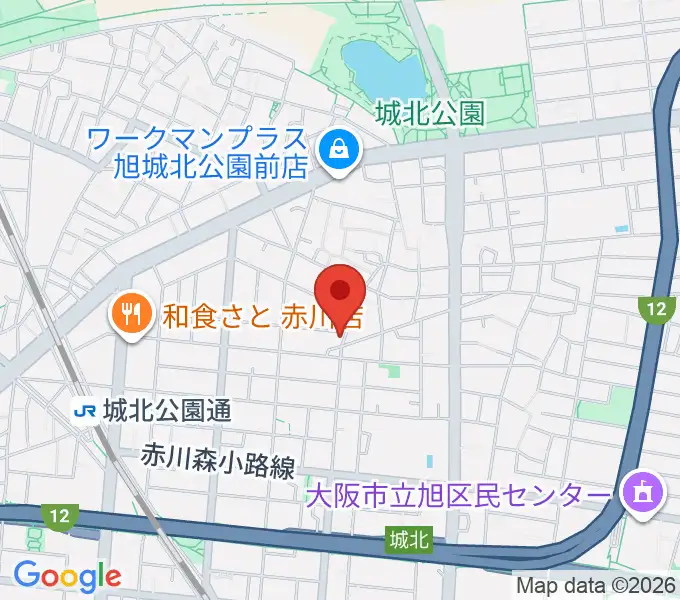 ピノ・エテルナ ギター教室の地図