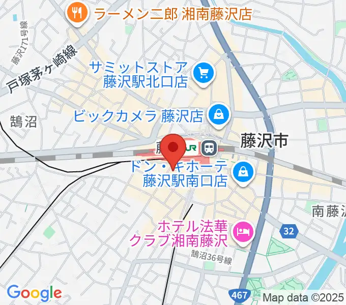 スタジオ24 藤沢店の地図