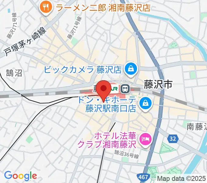 スタジオ24 藤沢店の地図