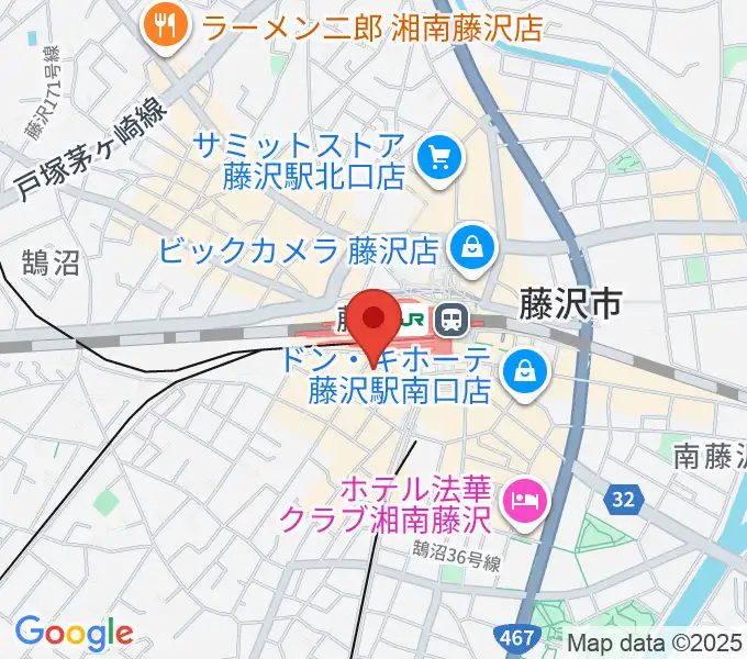 スタジオ24 藤沢店の地図