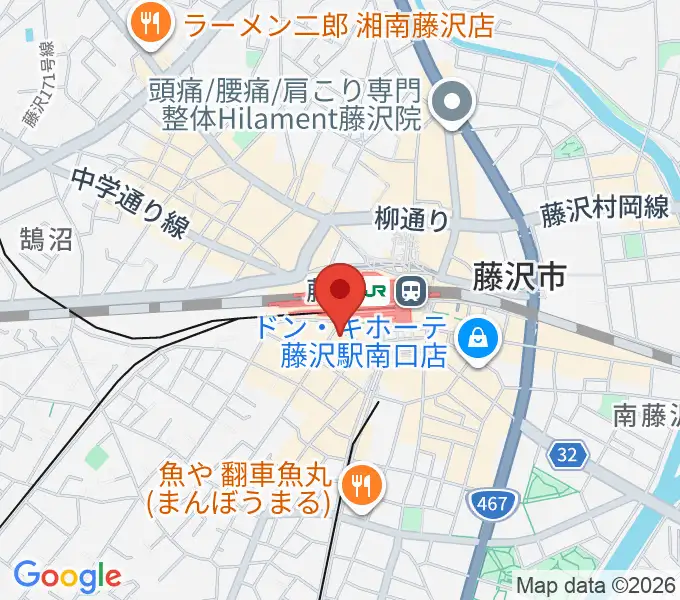 スタジオ24 藤沢店の地図
